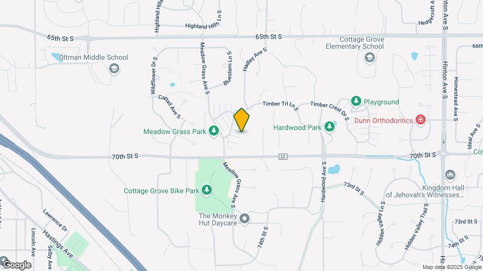 6844 Meadow Grass Ln S Map and Location Details