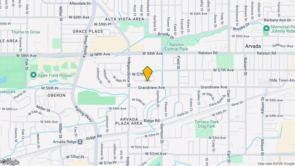 9390 W 56th Pl Mapa y Detalles de la Ubicación
