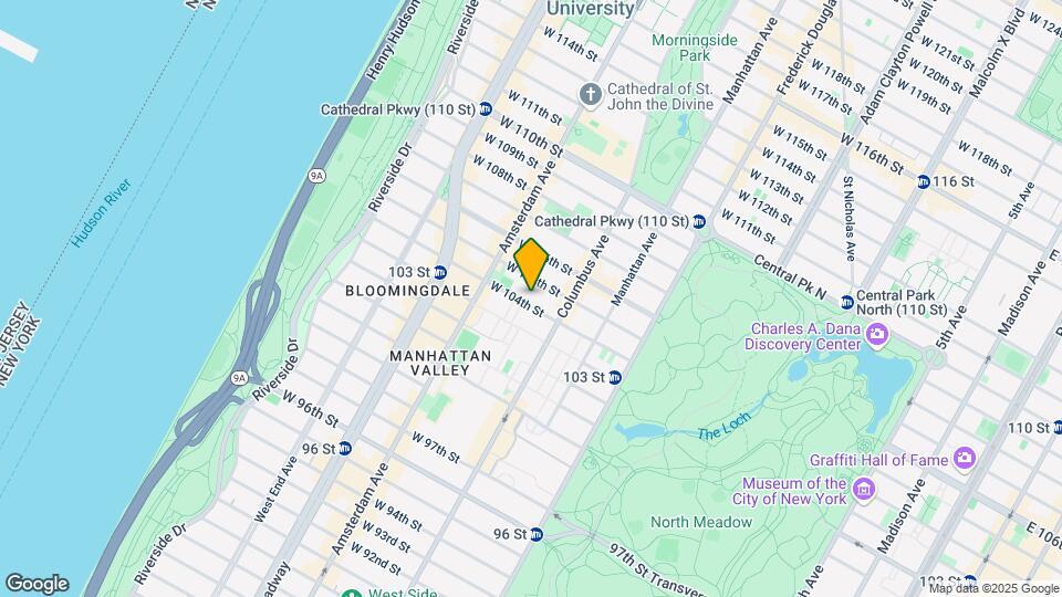 123-131 W 104th St Map and Location Details