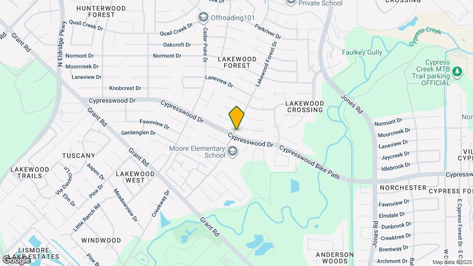 11642 Cypresswood Dr Map and Location Details