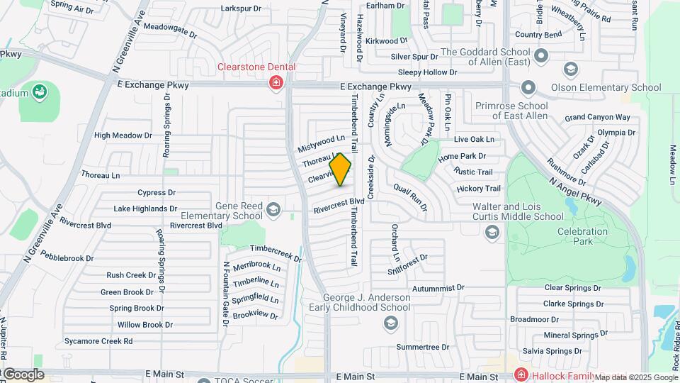 1318 Springview Dr Mapa y Detalles de la Ubicación