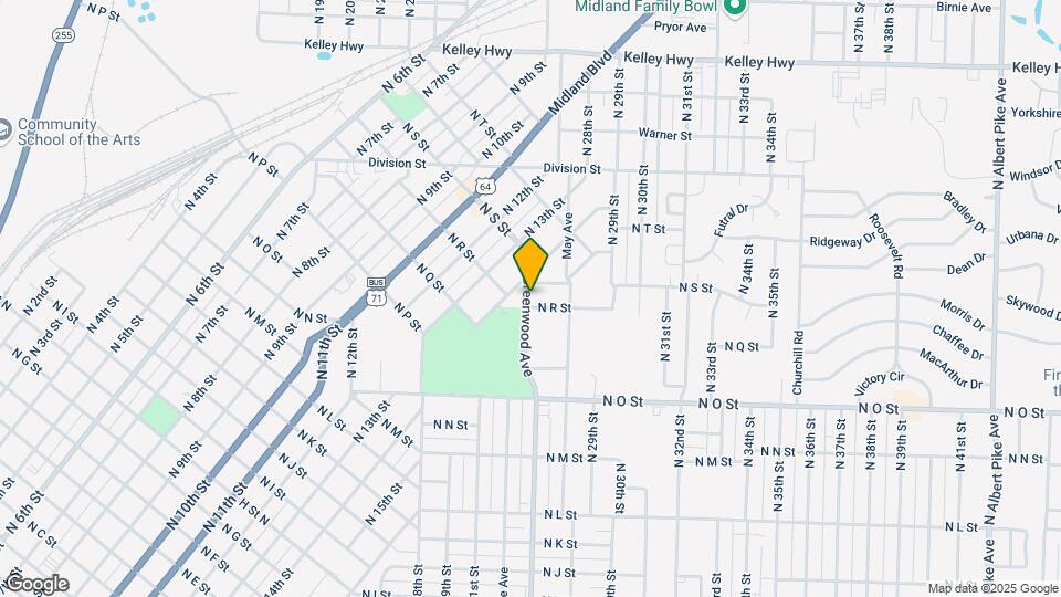 2201 N R St Map and Location Details