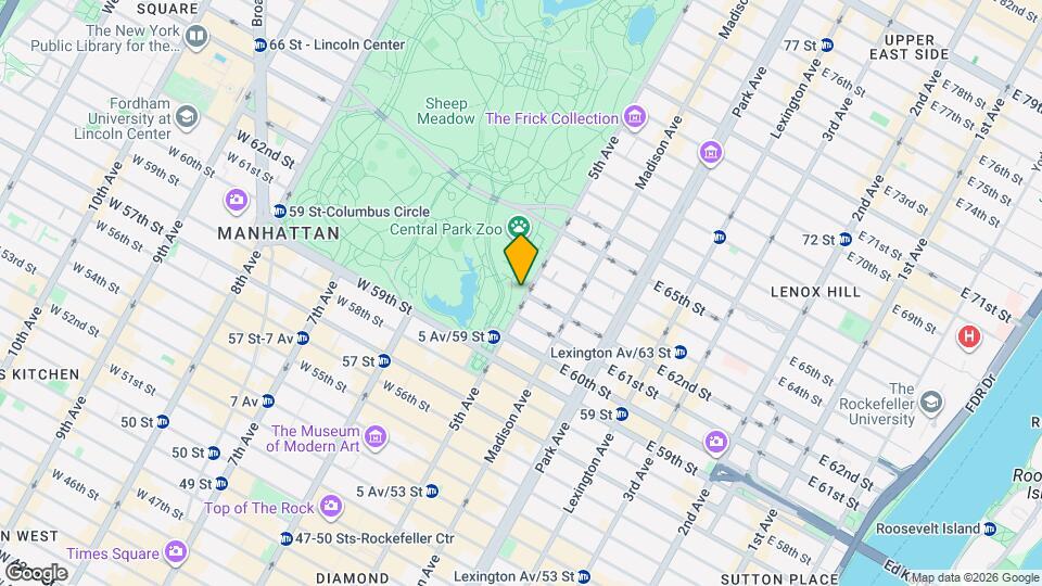 East 62nd Street Apartments Map and Location Details
