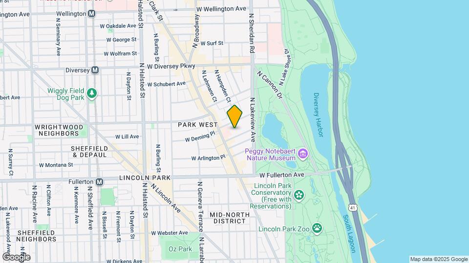 444 W. St. James Pl. Map and Location Details