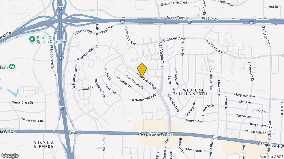 8707 N Normandale St Mapa y Detalles de la Ubicación