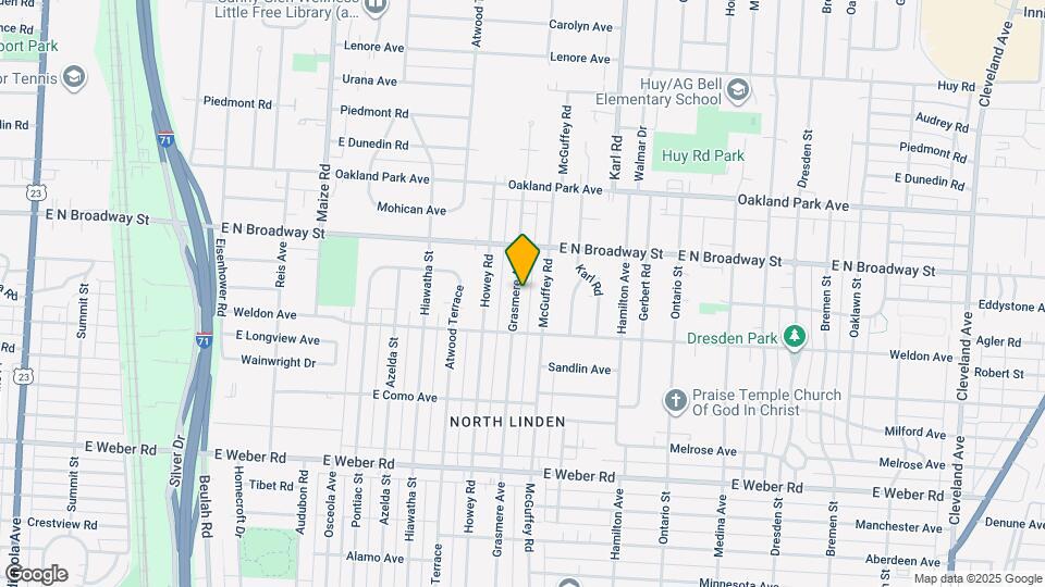 3086 Grasmere Ave Map and Location Details