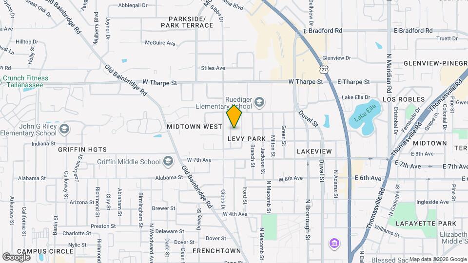 1529 Yancey St Mapa y Detalles de la Ubicación