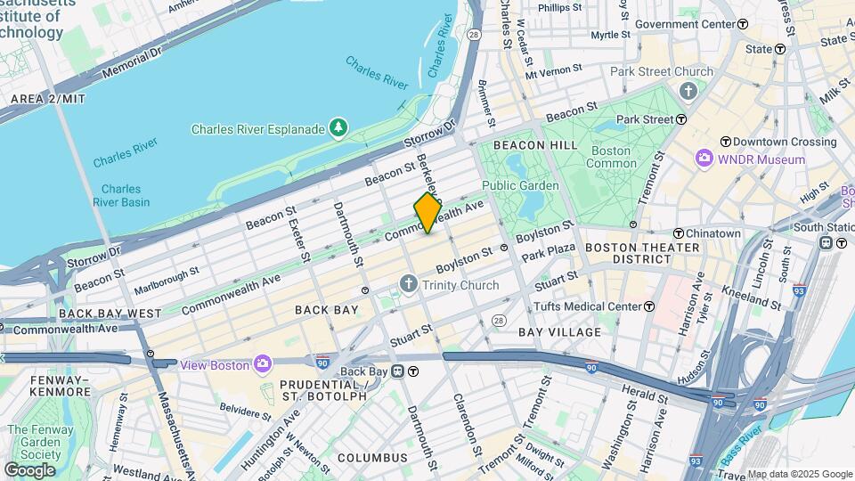 75 Newbury St, Unit 41 Map and Location Details