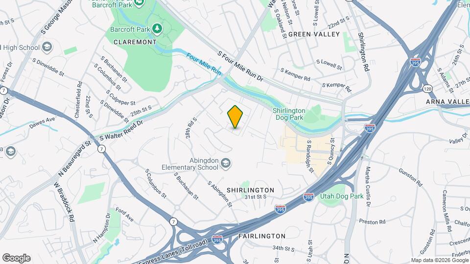 2568 S Arlington Mill Dr Map and Location Details