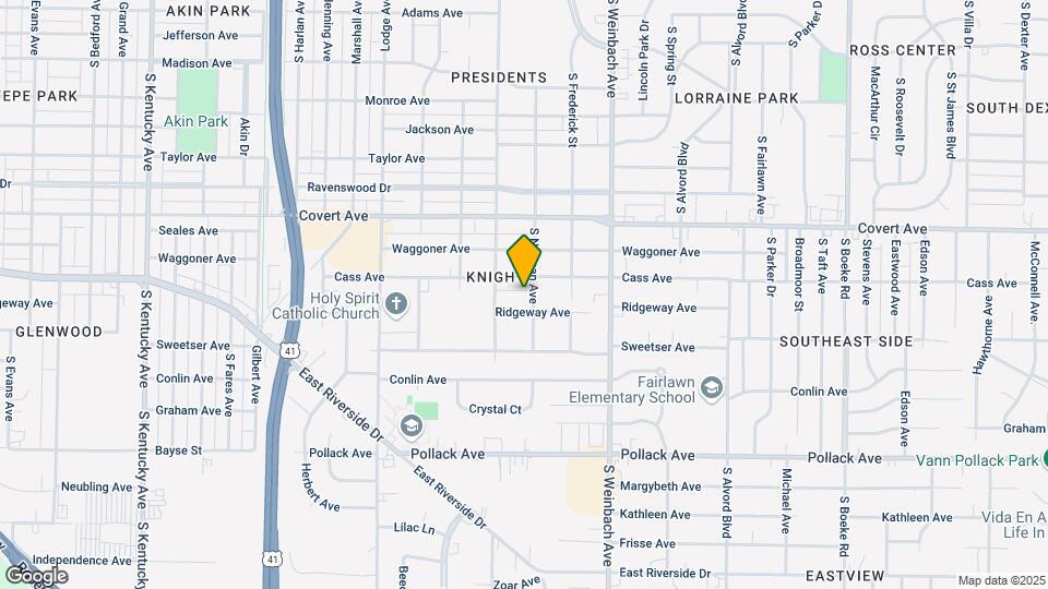 1713 S Norman Ave Mapa y Detalles de la Ubicación