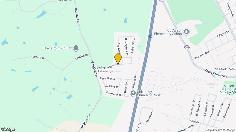 108 Covington Way Map and Location Details