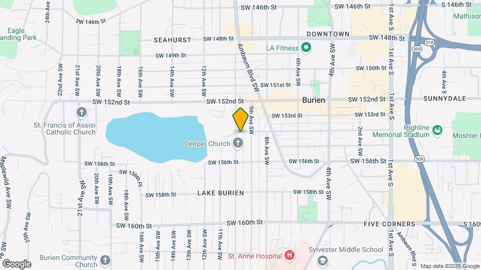 15404 10th Ave SW Mapa y Detalles de la Ubicación