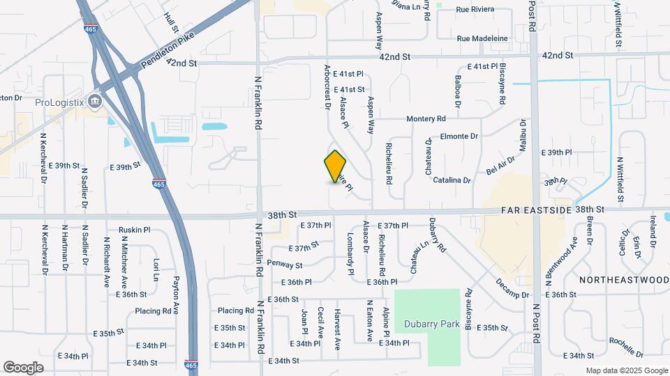 3835 Harvest Ave Map and Location Details