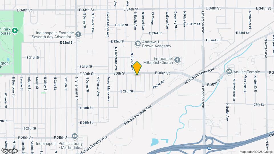 2953 N Euclid Ave Map and Location Details