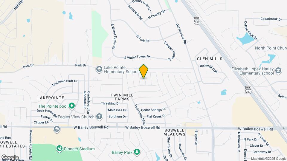 9113 Golden Hollow Ln Map and Location Details