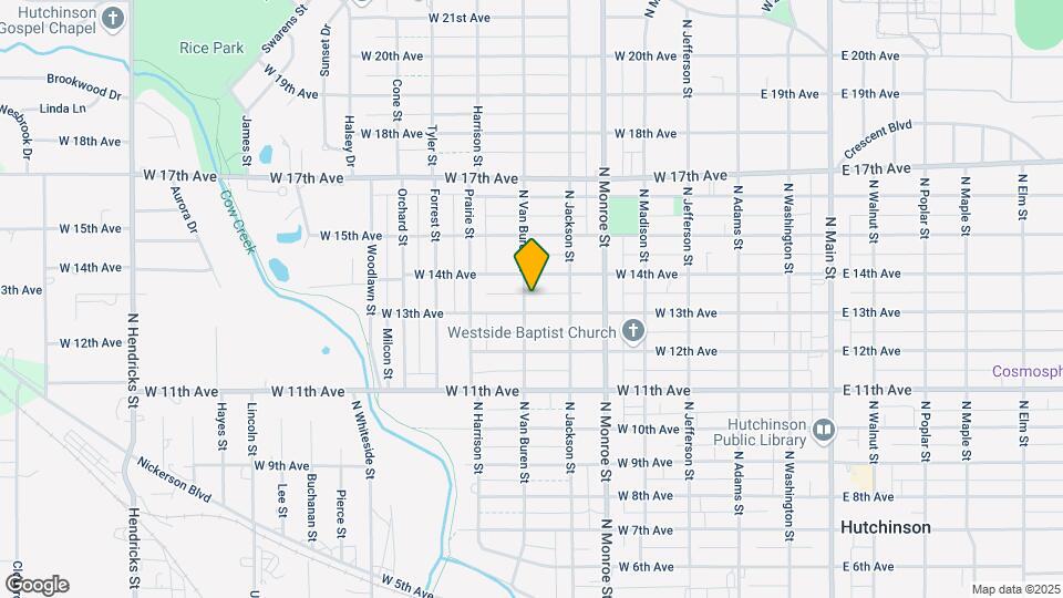 1304 N Van Buren St Map and Location Details