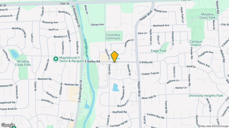 412 E Bailey Rd Map and Location Details