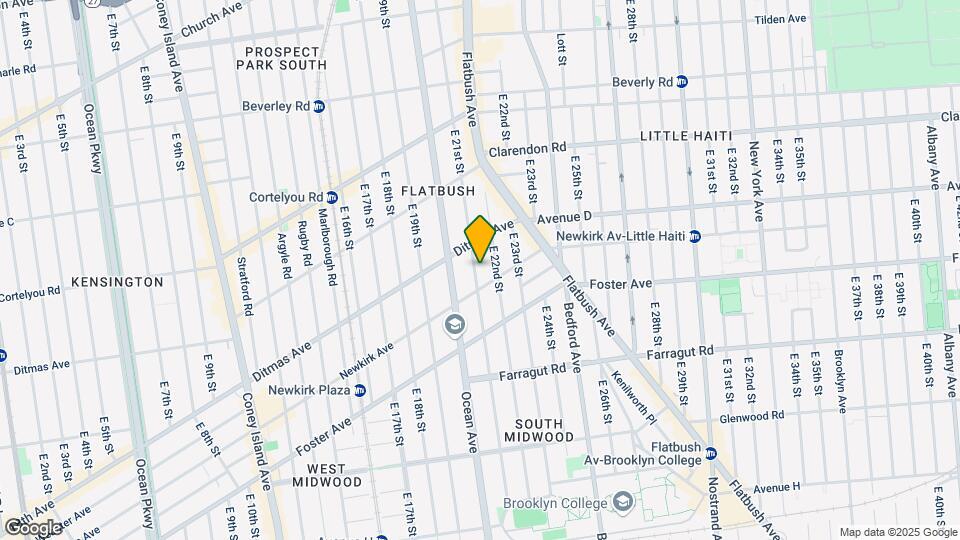 621 E 21st St Mapa y Detalles de la Ubicación
