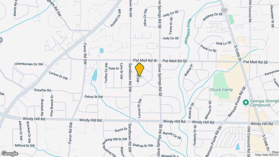 107 Gladstone Dr SW Mapa y Detalles de la Ubicación