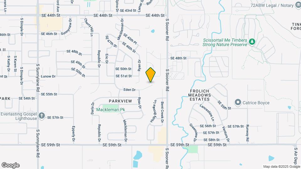 5325 Eden Dr Map and Location Details