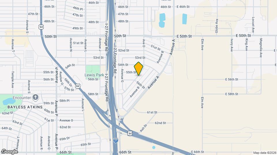 5423 Ave D Map and Location Details