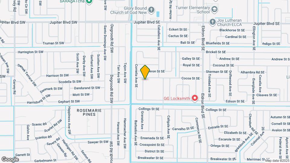 811 Algaringo Ave SE Map and Location Details