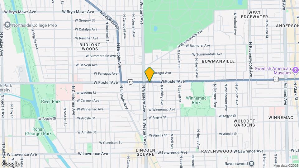 2343 W Foster Ave, Unit 2 Mapa y Detalles de la Ubicación