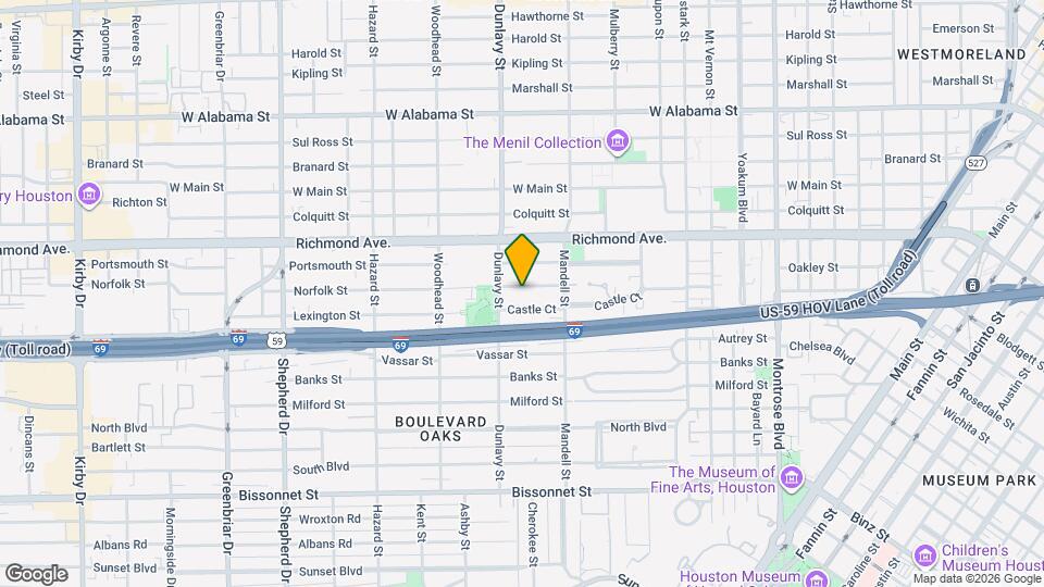 1639 Norfolk St Map and Location Details