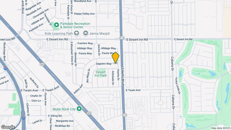 4957 Saguaro Way Map and Location Details