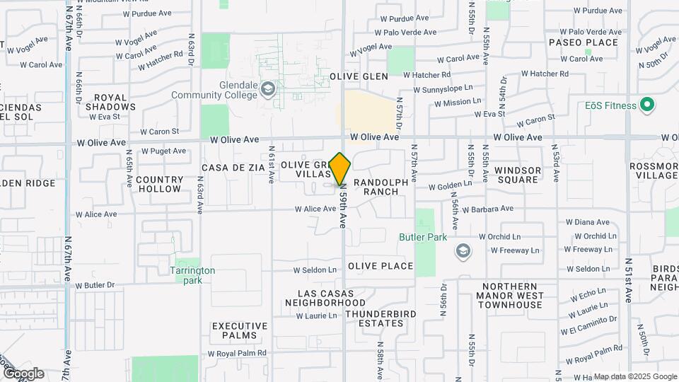 5911 W Golden Ln Map and Location Details