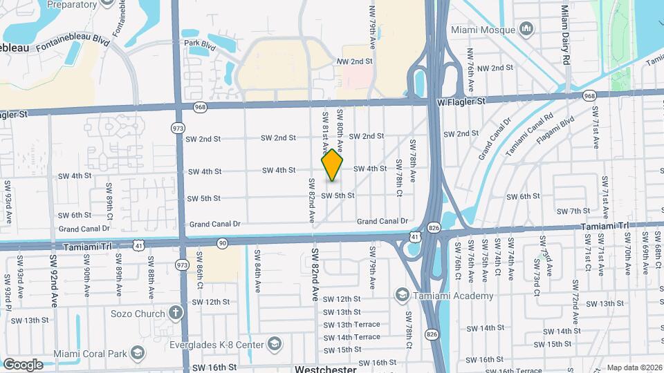 485 SW 81st Ave Map and Location Details