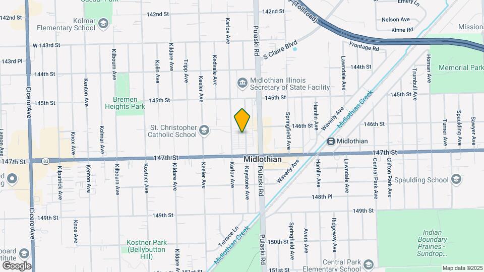 14618 Keystone Ave Map and Location Details