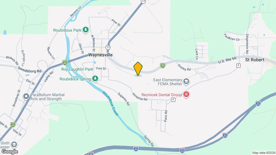 708 Hillside Dr Map and Location Details