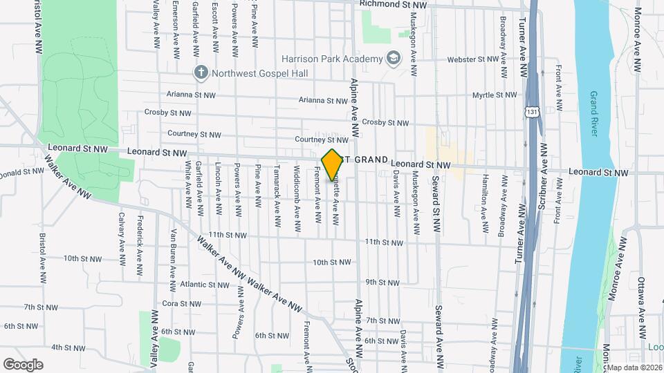 1121 Jennette Ave NW Map and Location Details