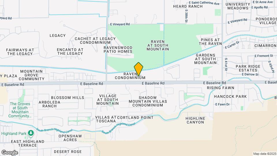 3434 E Baseline Rd, Unit Cute 2bed/2bath Map and Location Details