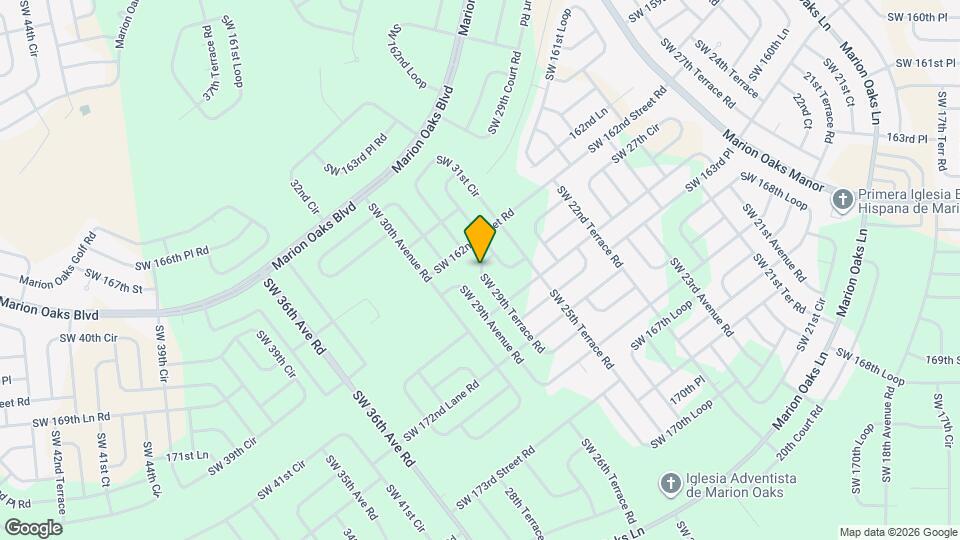 16690 SW 29th Terrace Rd Mapa y Detalles de la Ubicación