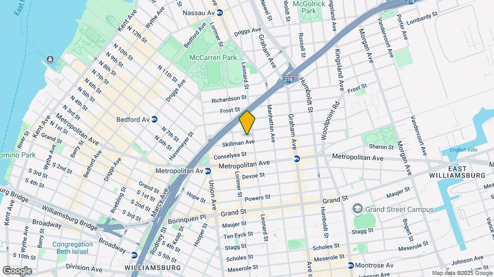 73 Skillman Ave Map and Location Details