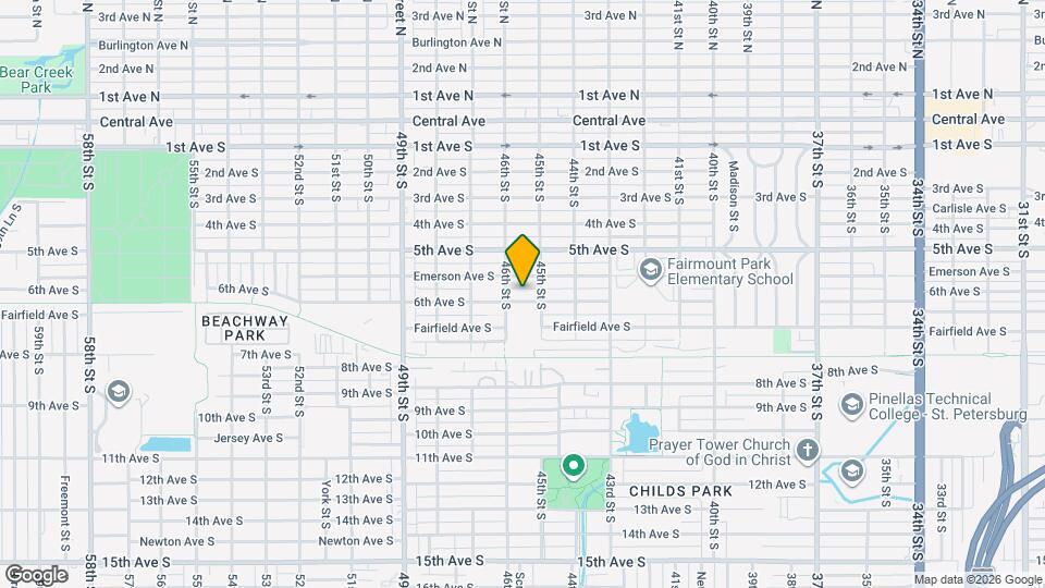 4541 6th Ave S Map and Location Details