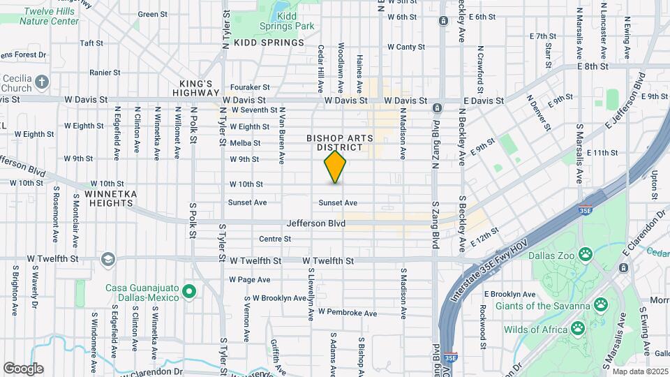 510 W 10th St, Unit B Map and Location Details