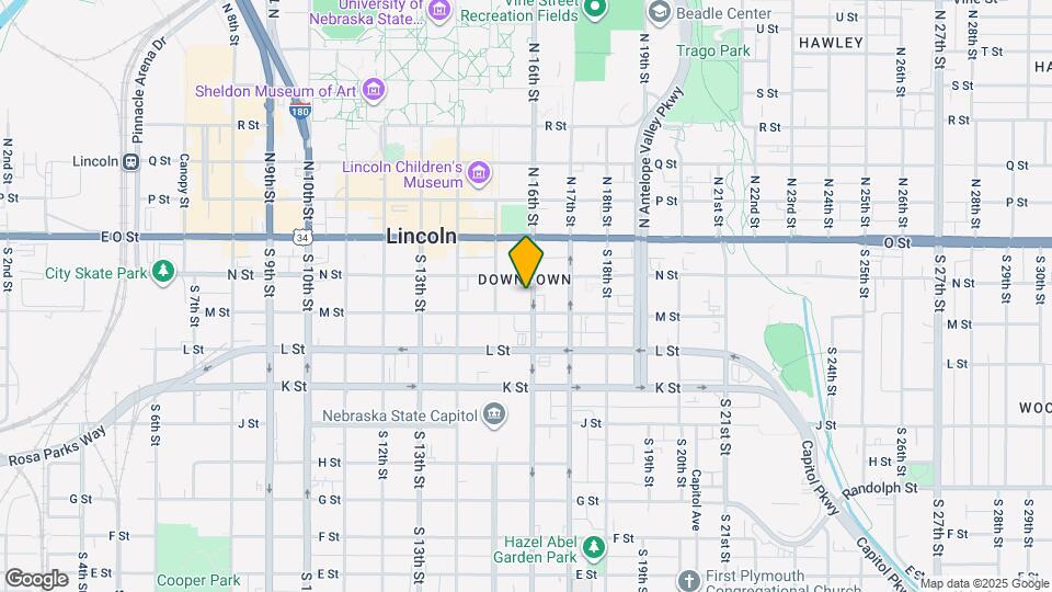 225 S 16th St Mapa y Detalles de la Ubicación