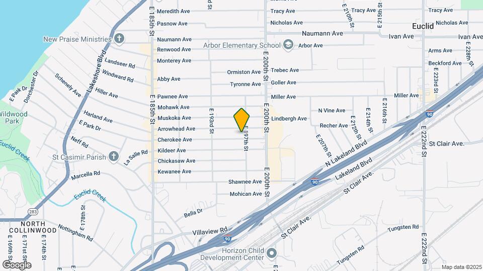 19609 Cherokee Ave Map and Location Details
