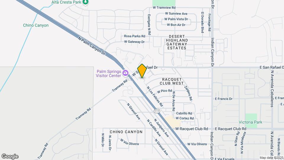 2875 N Los Felices Rd Map and Location Details