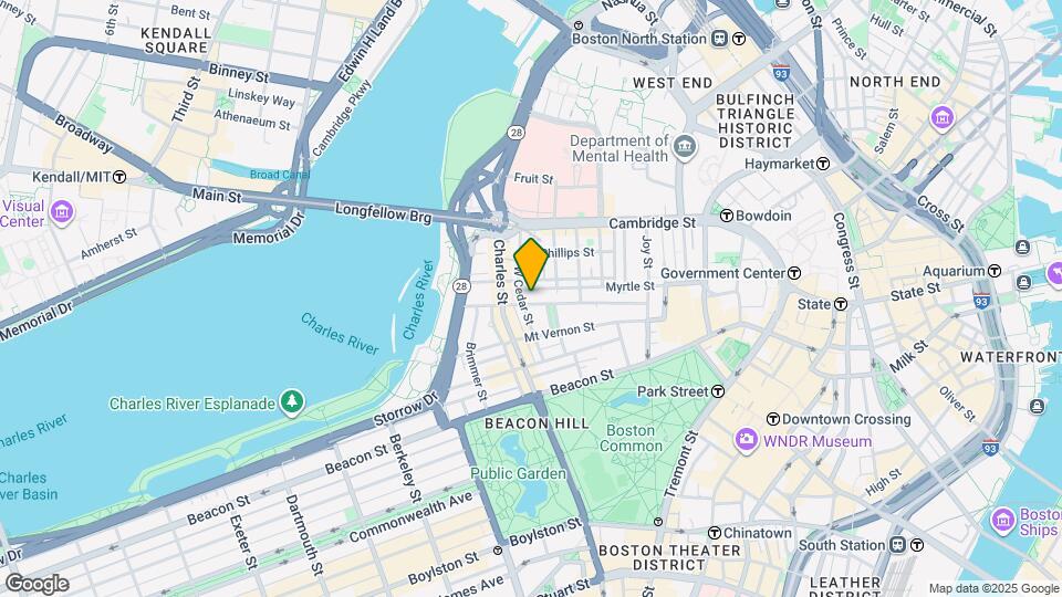 103 Pinckney St Map and Location Details