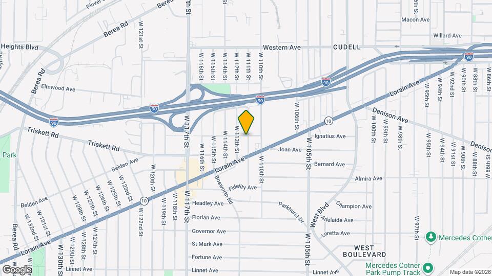 11103 Arden Ave Mapa y Detalles de la Ubicación