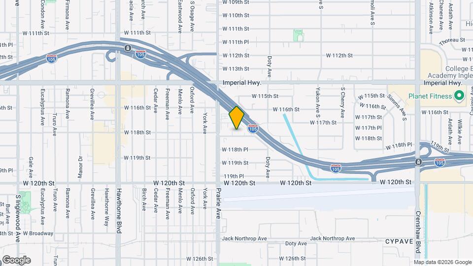 3913 W 118th St Map and Location Details