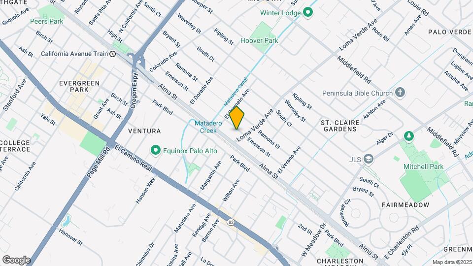 3070 Emerson St Mapa y Detalles de la Ubicación