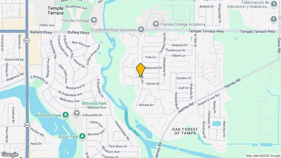 8420 Tupelo Dr Map and Location Details