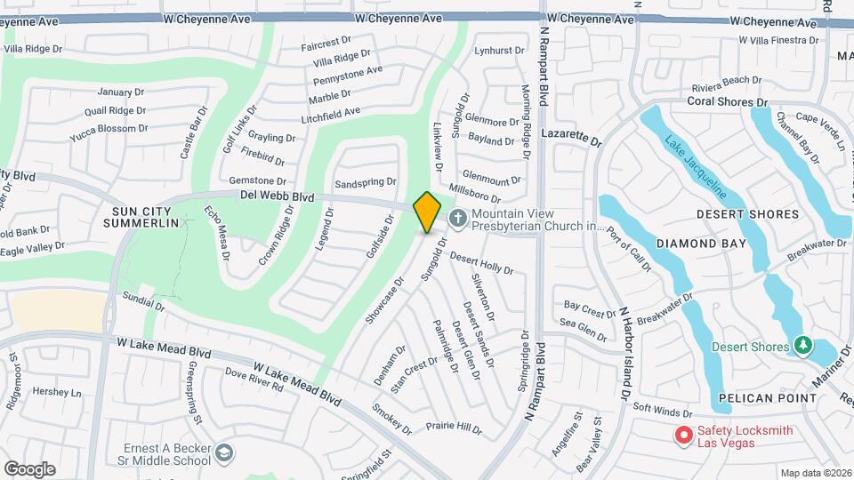 2756 Showcase Dr Map and Location Details