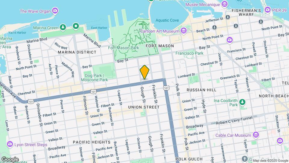 1580 Lombard St Map and Location Details