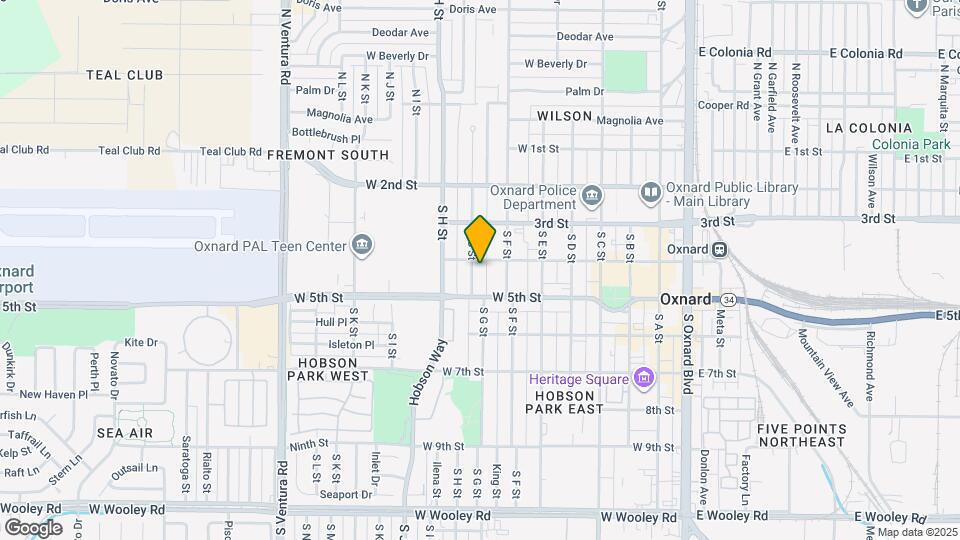 410 S G St Map and Location Details